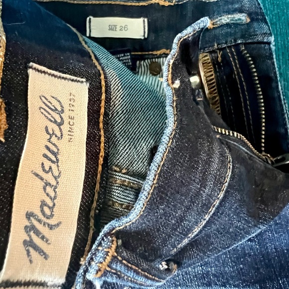 MADEWELL gently used jeans 👖 - Picture 6 of 9